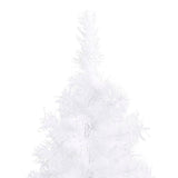 NNEVL Corner Artificial Christmas Tree White 240 cm PVC