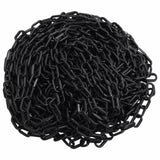 NNEVL Warning Chain Black 30 m Ø4 mm Plastic