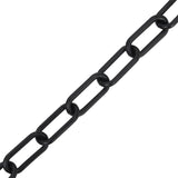 NNEVL Warning Chain Black 30 m Ø4 mm Plastic