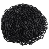 NNEVL Warning Chain Black 30 m Ø6 mm Plastic
