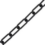NNEVL Warning Chain Black 30 m Ø8 mm Plastic