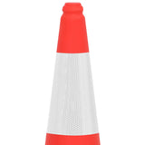 NNEVL Reflective Traffic Cones with Heavy Bases 10 pcs 75 cm