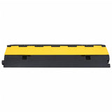 NNEVL Cable Protector Ramp with 2 Channels 100 cm Rubber