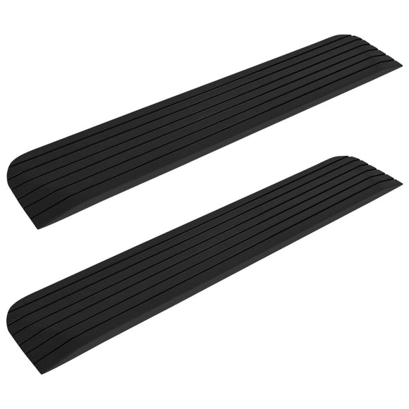 NNEVL Threshold Ramps 2 pcs 110x21x2.5 cm Rubber