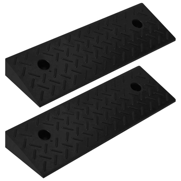 NNEVL Kerb Ramps 2 pcs 50x17.5x5 cm Rubber