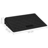 NNEVL Kerb Ramps 2 pcs 50x30x11 cm Rubber