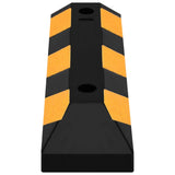 NNEVL Reflective Parking Blocks 2 pcs 56x15x10 cm Rubber