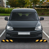 NNEVL Reflective Parking Blocks 2 pcs 56x15x10 cm Rubber