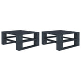 NNEVL 8 Piece Garden Pallet Lounge Set Wood Grey