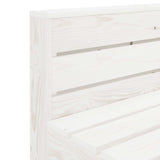 NNEVL 6 Piece Garden Lounge Set Pallets Wood White