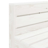 NNEVL 8 Piece Garden Lounge Set Pallets Wood White