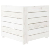 NNEVL Garden 4-Seater Pallet Sofa Wood White