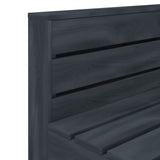 NNEVL 9 Piece Garden Pallet Lounge Set Wood Grey