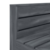 NNEVL 8 Piece Garden Pallet Lounge Set Wood Grey