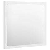 NNEVL Bathroom Furniture Set High Gloss White Chipboard