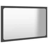 NNEVL Bathroom Furniture Set Grey Chipboard