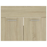 NNEVL Bathroom Furniture Set Sonoma Oak Chipboard