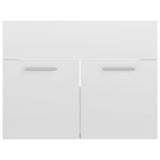 NNEVL Bathroom Furniture Set High Gloss White Chipboard