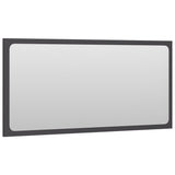 NNEVL Bathroom Furniture Set Grey Chipboard