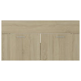 NNEVL Bathroom Furniture Set Sonoma Oak Chipboard