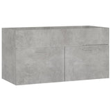 NNEVL Bathroom Furniture Set Concrete Grey Chipboard