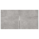 NNEVL Bathroom Furniture Set Concrete Grey Chipboard