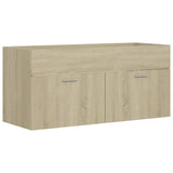 NNEVL Bathroom Furniture Set Sonoma Oak Chipboard