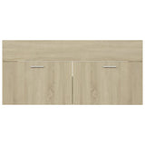 NNEVL Bathroom Furniture Set Sonoma Oak Chipboard