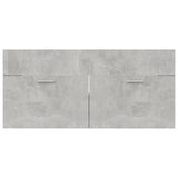 NNEVL Bathroom Furniture Set Concrete Grey Chipboard