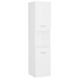NNEVL Bathroom Furniture Set White Engineered Wood