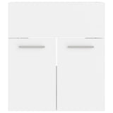 NNEVL Bathroom Furniture Set White Engineered Wood