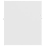 NNEVL Bathroom Furniture Set White Engineered Wood