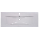 NNEVL Bathroom Furniture Set High Gloss Grey Chipboard