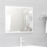 NNEVL Bathroom Furniture Set High Gloss White Chipboard