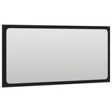 NNEVL Bathroom Furniture Set Black Chipboard