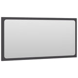 NNEVL Bathroom Furniture Set Grey Engineered Wood