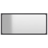 NNEVL Bathroom Furniture Set Grey Engineered Wood