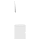 NNEVL Bathroom Furniture Set White Chipboard