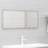 NNEVL Bathroom Furniture Set Concrete Grey Chipboard