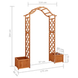 NNEVL Garden Pergola with Planter Solid Firwood