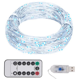 NNEVL LED String with 150 LEDs Cold White 15 m
