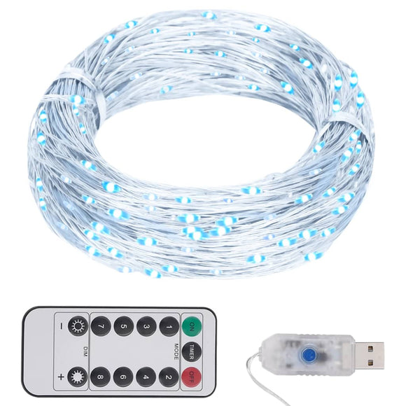 NNEVL LED String with 300 LEDs Cold White 30 m