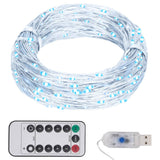 NNEVL LED String with 300 LEDs Cold White 30 m