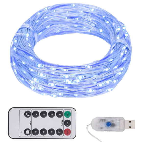 NNEVL LED String with 150 LEDs Blue 15 m