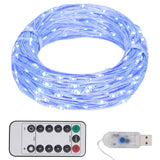 NNEVL LED String with 150 LEDs Blue 15 m