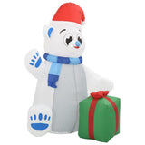 NNEVL Christmas Inflatable Polar Bear LED Indoor and Outdoor 2.4 m