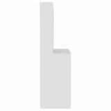 NNEVL Makeup Table with LED Lights 100x40x135 cm MDF White