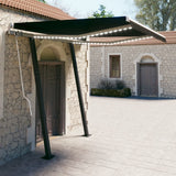 NNEVL Manual Retractable Awning with LED 3x2.5 m Anthracite