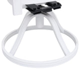 NNEVL 3 Piece Bistro Set Cast Aluminium White