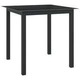 NNEVL 5 Piece Garden Dining Set Aluminium Anthracite